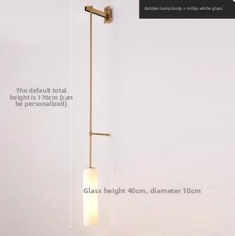Modern Stained Glass Wall Lamp