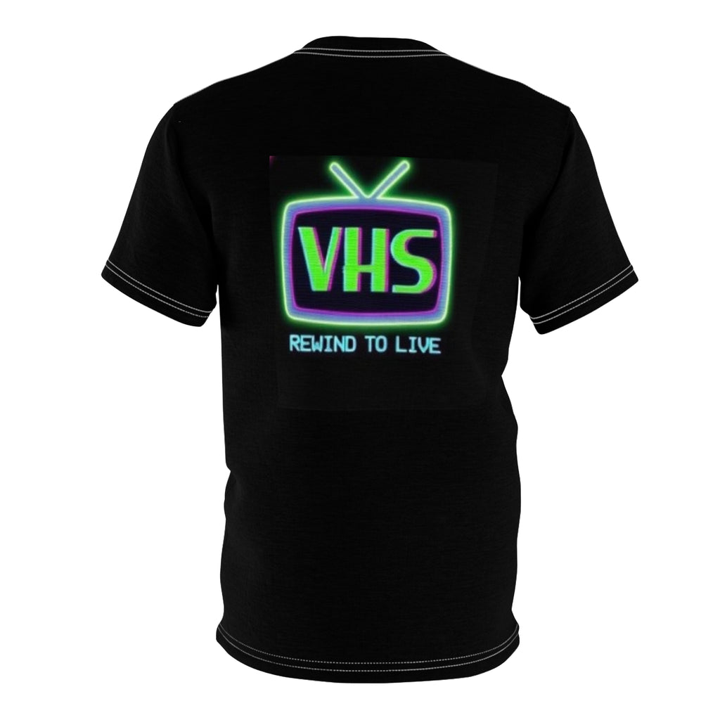 Neon Wolf Head Tee | Glowing Cyberpunk Wolf T-Shirt
