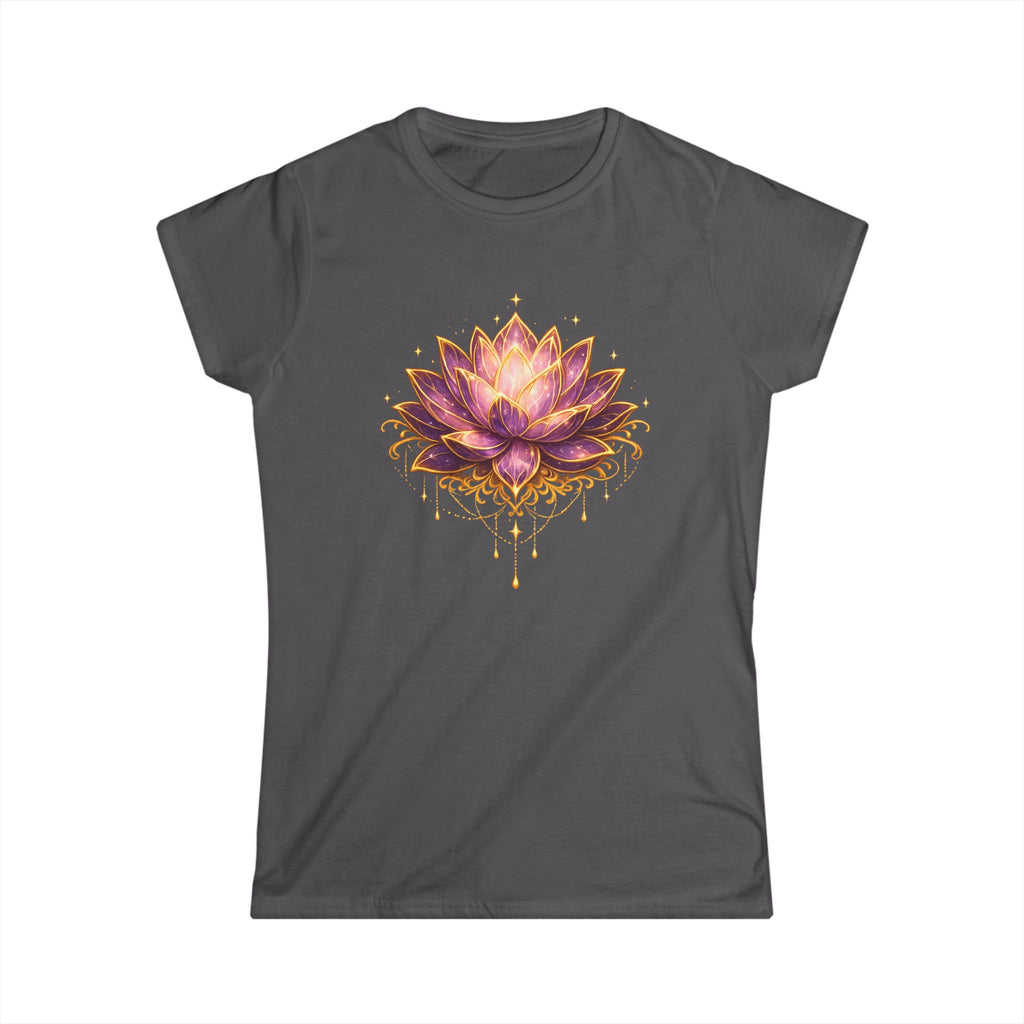 Purple Lotus Mandala Tee | Floral, Spiritual, Boho