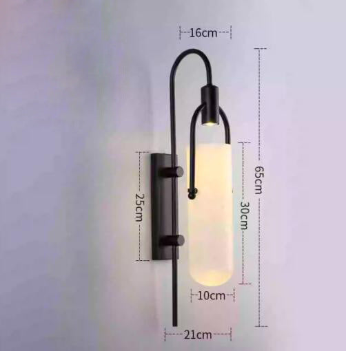 Modern Stained Glass Wall Lamp