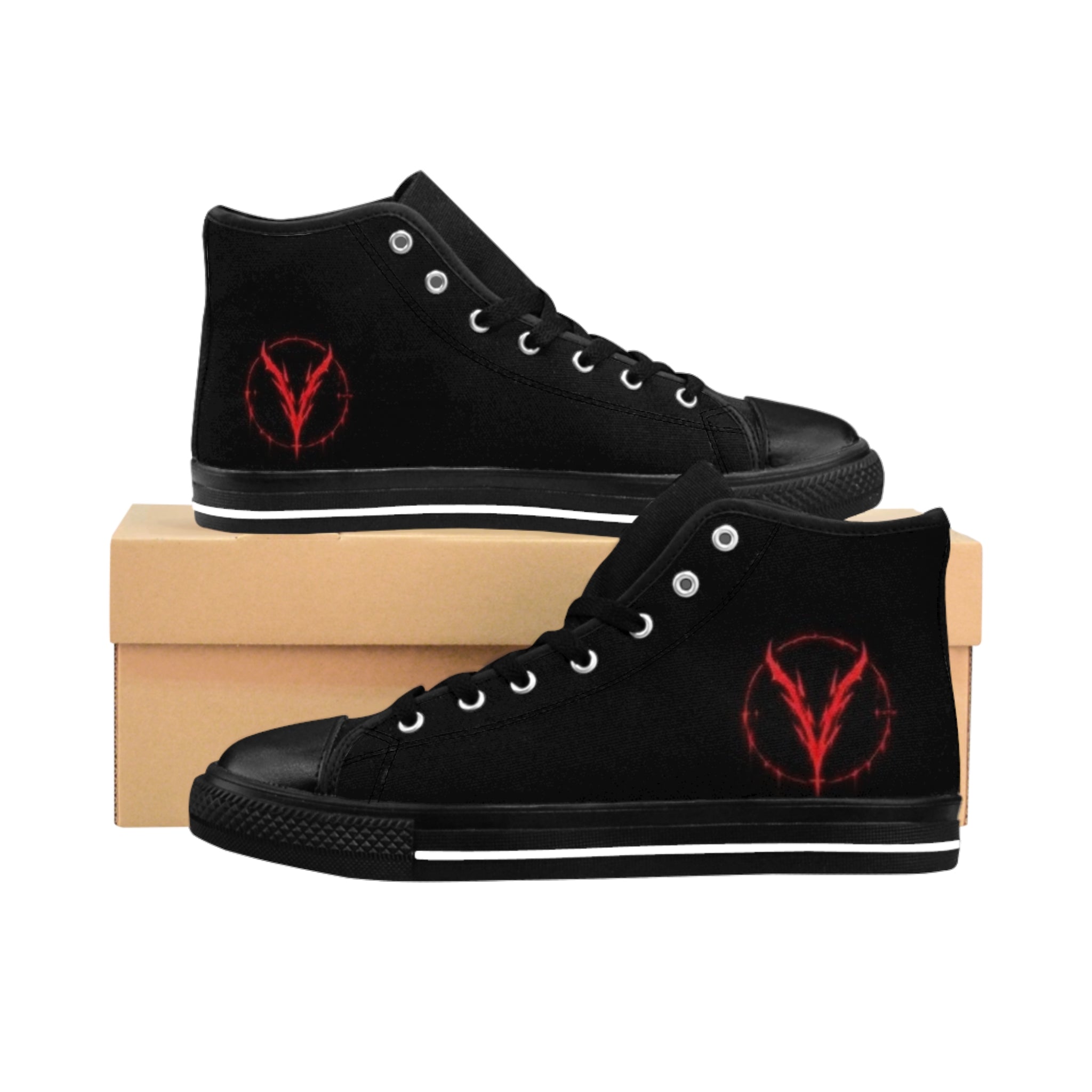 Neon Demonic Skater Sneakers