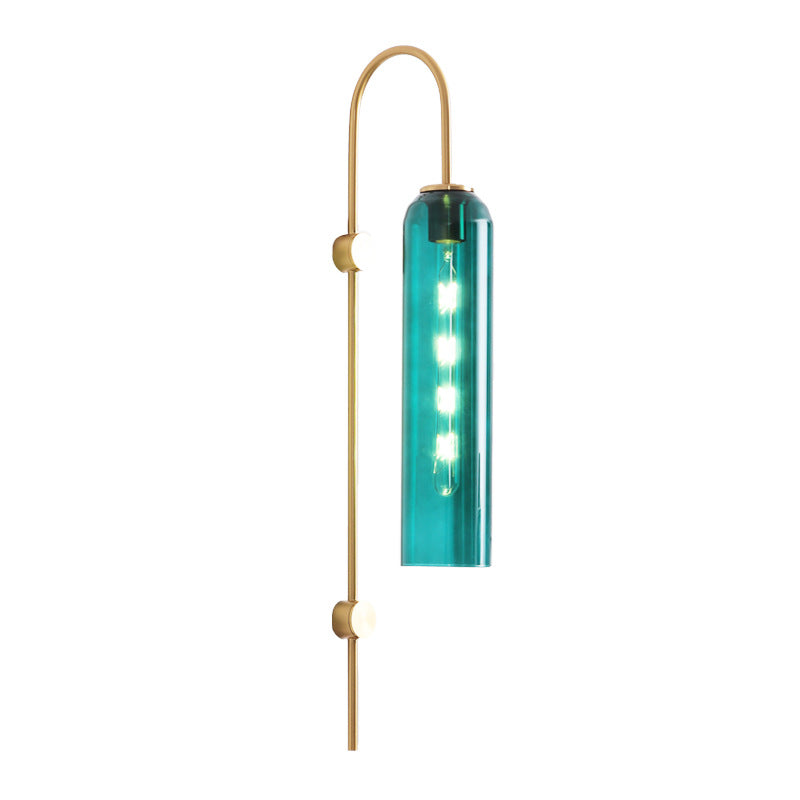 Modern Stained Glass Wall Lamp