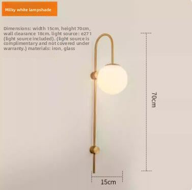 Modern Stained Glass Wall Lamp