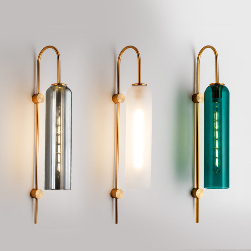 Modern Stained Glass Wall Lamp