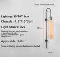 Modern Stained Glass Wall Lamp