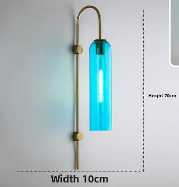 Modern Stained Glass Wall Lamp