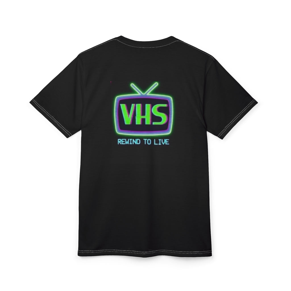 Neon Wolf Head Tee | Glowing Cyberpunk Wolf T-Shirt