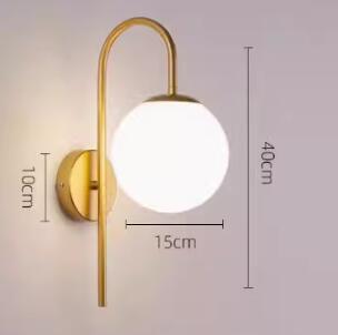 Modern Stained Glass Wall Lamp