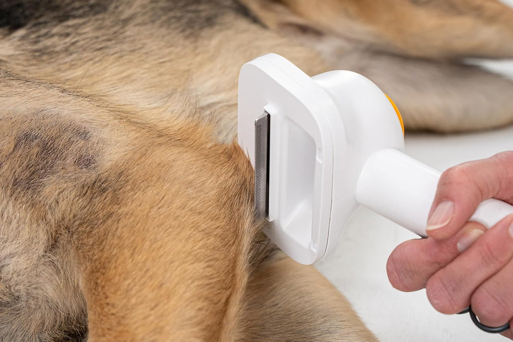 Helios - Low Noise, Light Weight, Strong Suction Pet Grooming & Vacuum - All-in-One Trimmer, De-Shedding & Cleaning System for Dogs & Cats