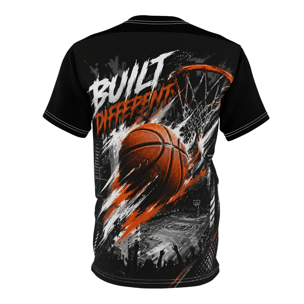 Exploding Basketball Tee | Sports Graphic Basketball Shirt