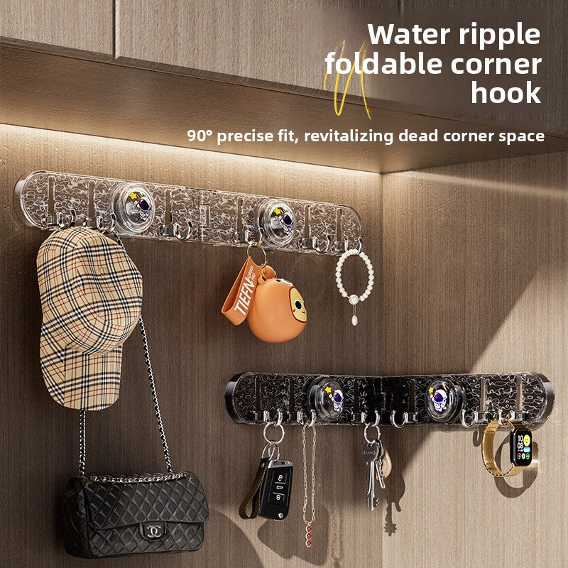 Astronaut Suction Cup Corner Hooks Foldable Bathroom Kitchen Hooks