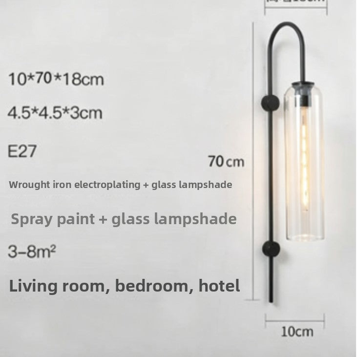 Modern Stained Glass Wall Lamp