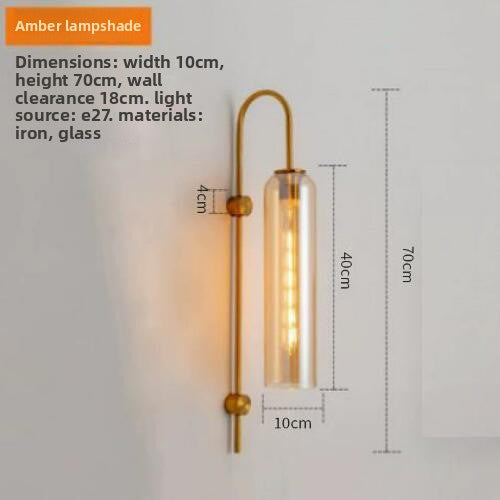 Modern Stained Glass Wall Lamp