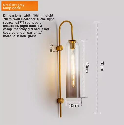 Modern Stained Glass Wall Lamp