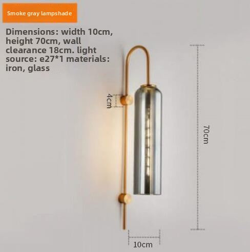 Modern Stained Glass Wall Lamp